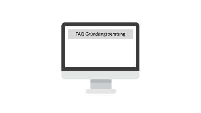 Grafik: FAQ - Gründungsberatung